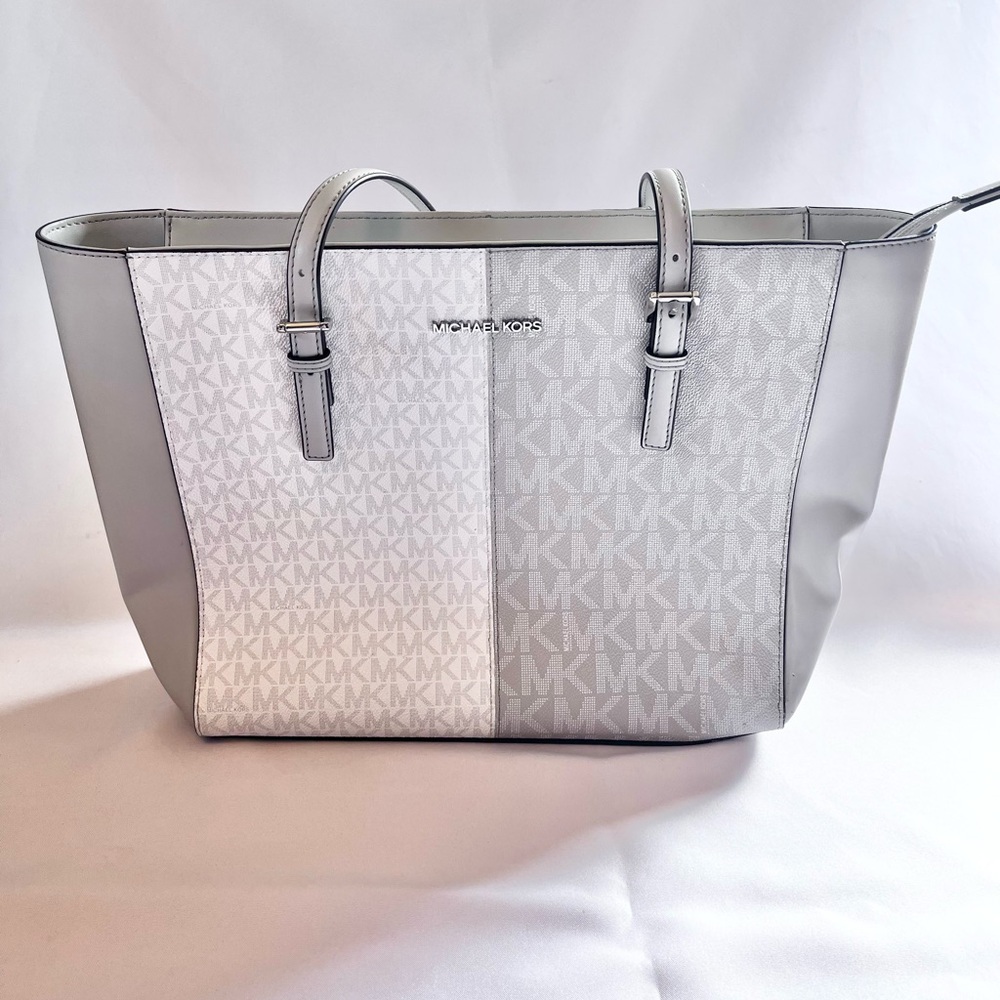 Michael Kors Jet Set Medium Carryall Tote Preowned Great Condition